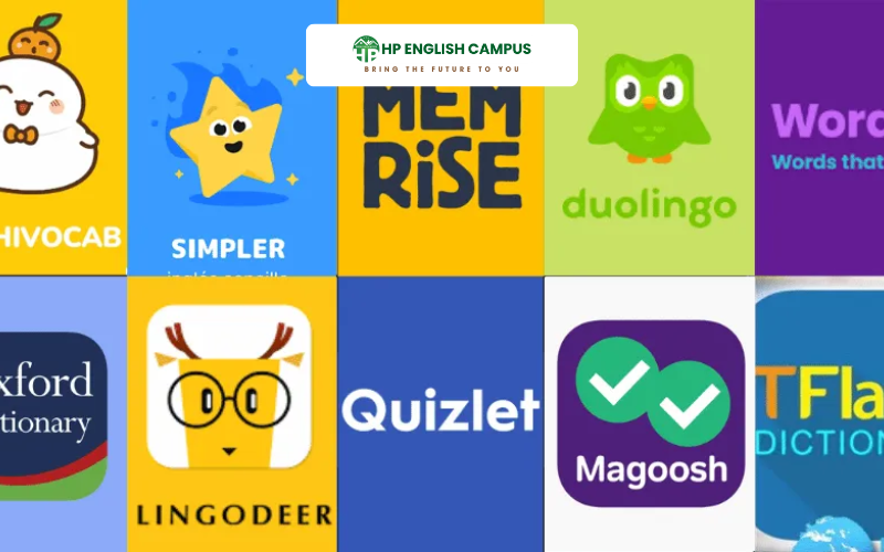 Sử dụng các ứng dụng học tiếng Anh