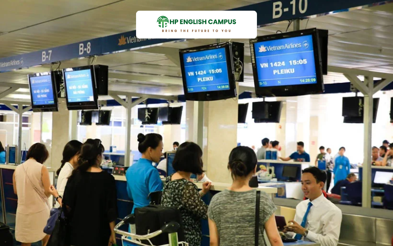 Check in thủ tục tại sân bay