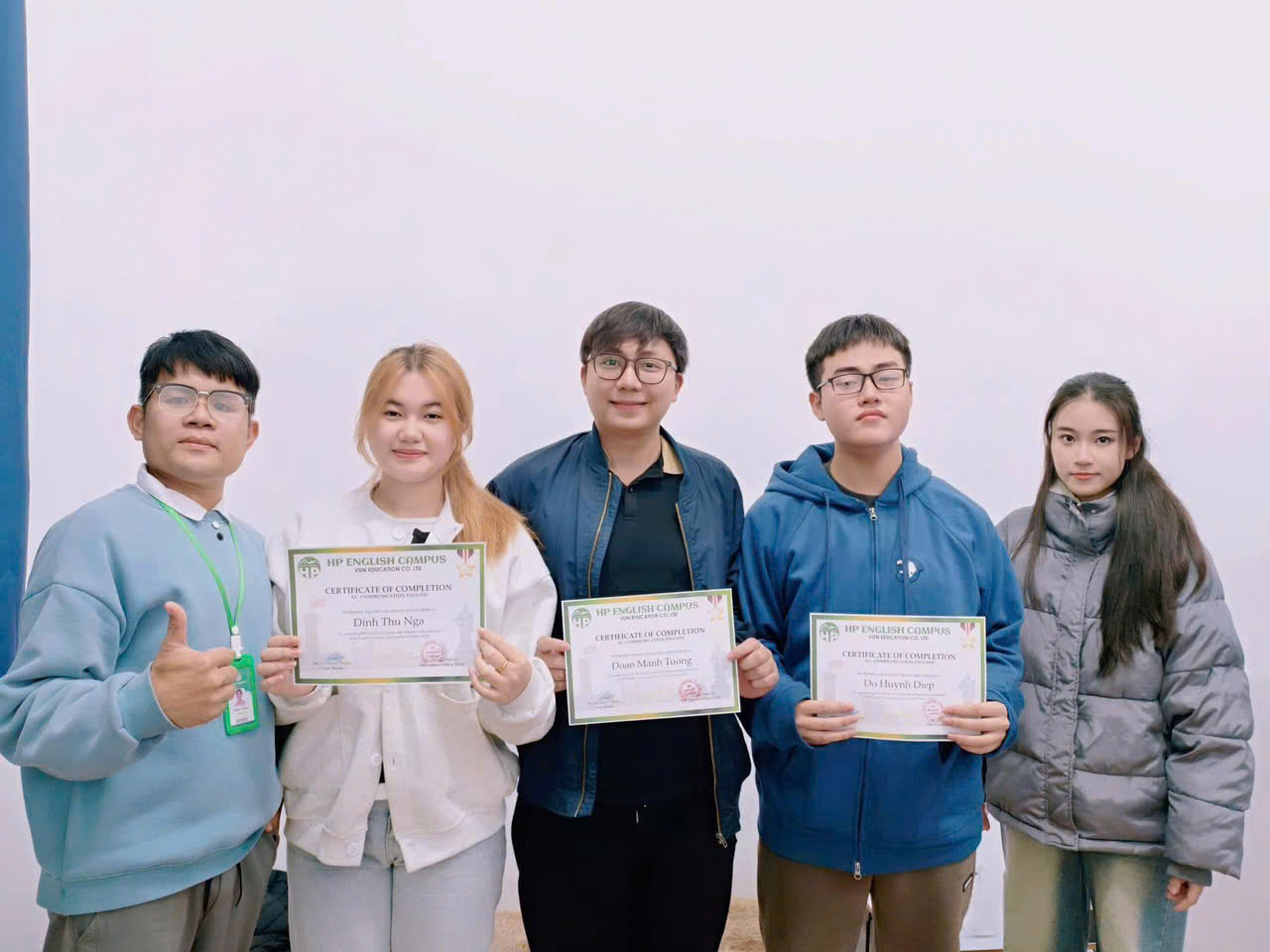 Kết quả học tập đạt được theo band điểm đặt ra