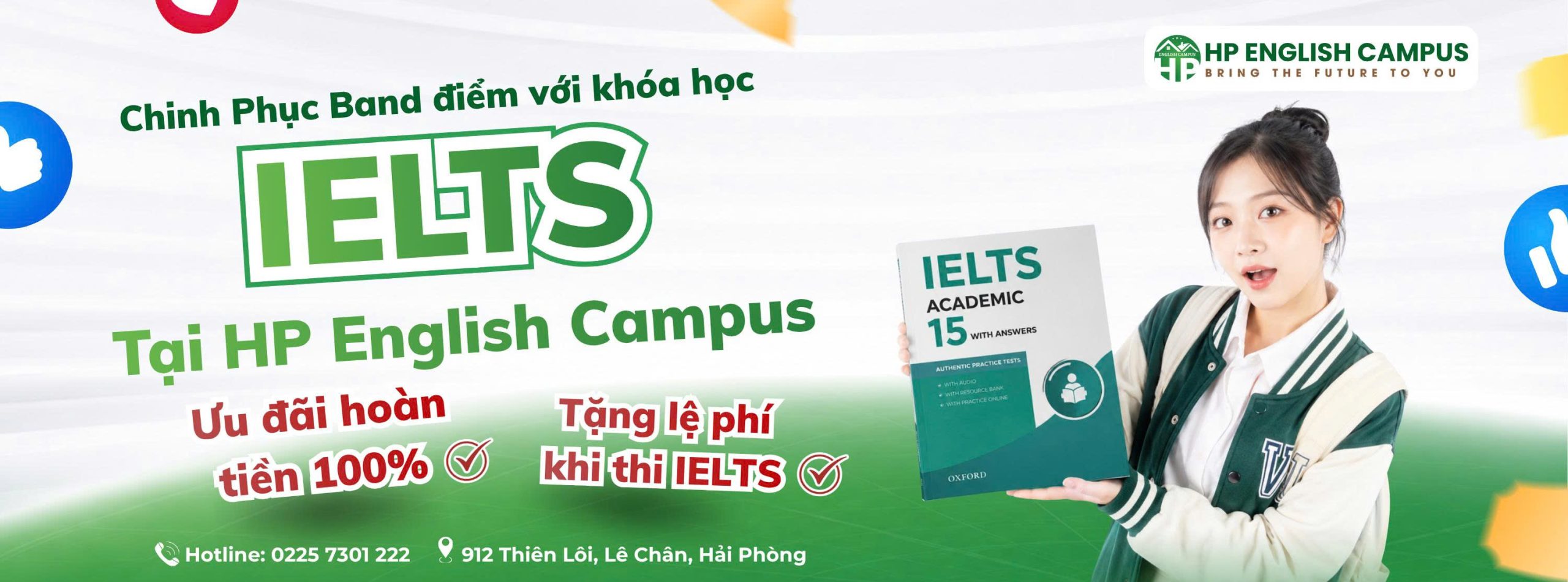 Chinh phục IELTS cùng HP English Campus