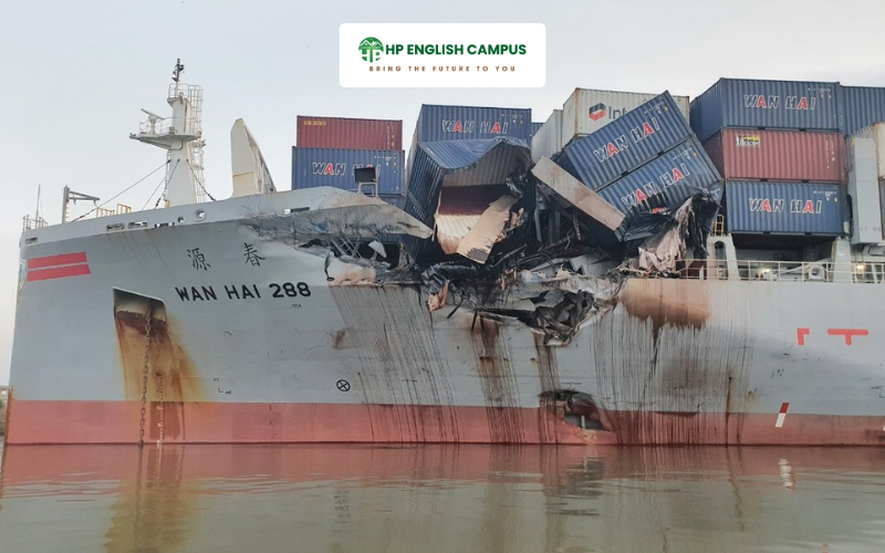 Những nguyên nhân phổ biến gây tai nạn hàng hải và cách phòng ngừa 5 Va chạm tàu