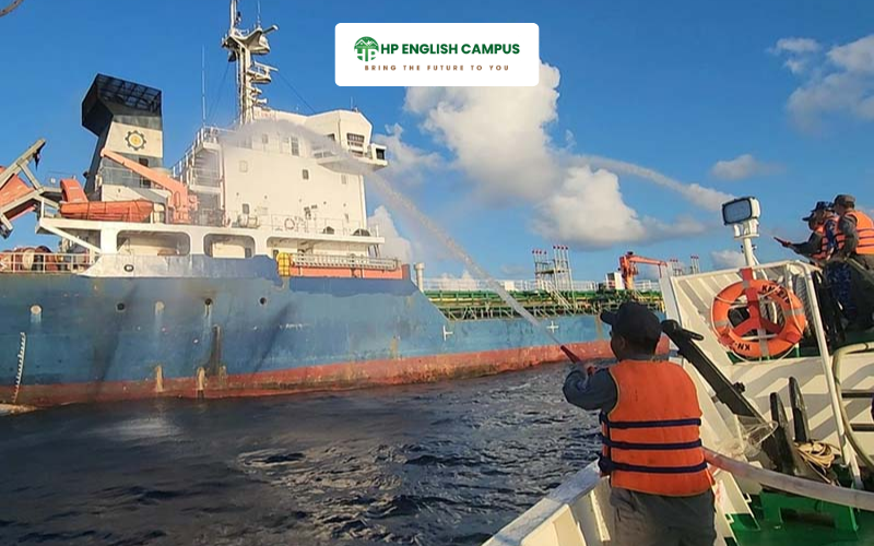Những nguyên nhân phổ biến gây tai nạn hàng hải và cách phòng ngừa 8 Cháy nổ trên tàu