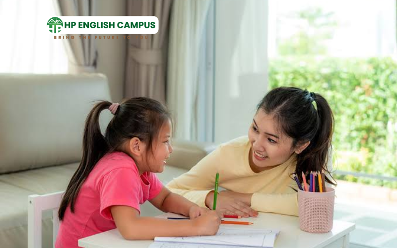 Học tiếng anh thông qua mẫu câu cho bé
