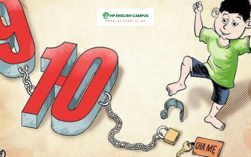 Không biến việc học tiếng Anh thành cuộc đua điểm số