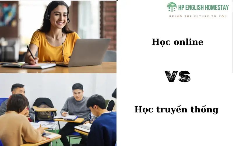 So sánh luyện thi IELTS online so với học truyền thống