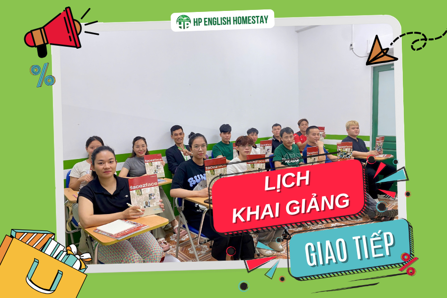 Lịch khai giảng tiếng anh giao tiếp