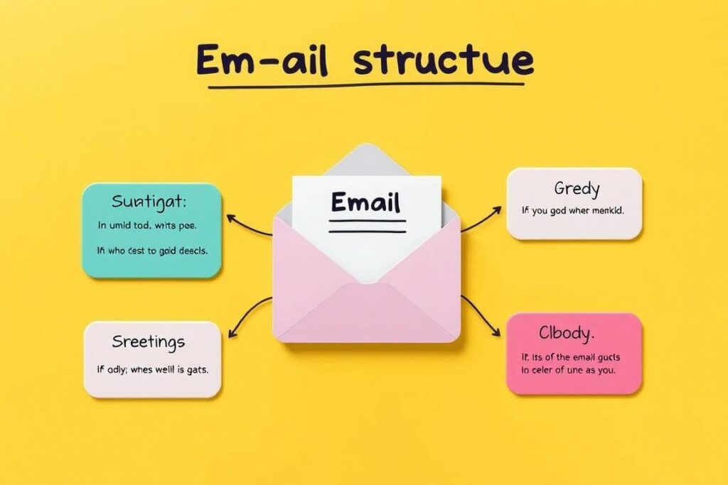 cấu trúc email tiếng anh