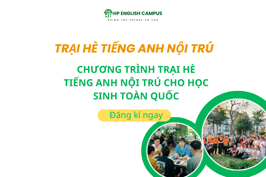 Chương trình trại hè tiếng anh nội trú cho học sinh toàn quốc