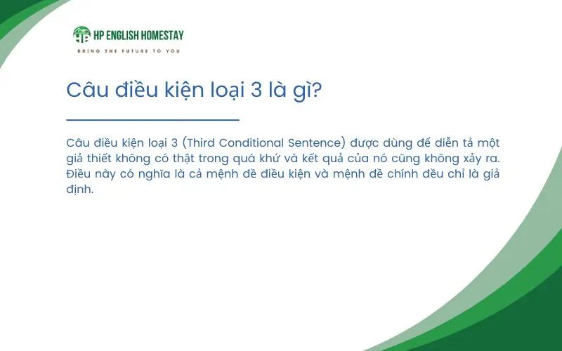 câu điều kiện loại 3 là gì